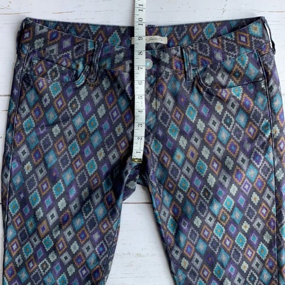Mavi Serena Aztec Print Boho Skinny Jeans - Picture 5 of 6